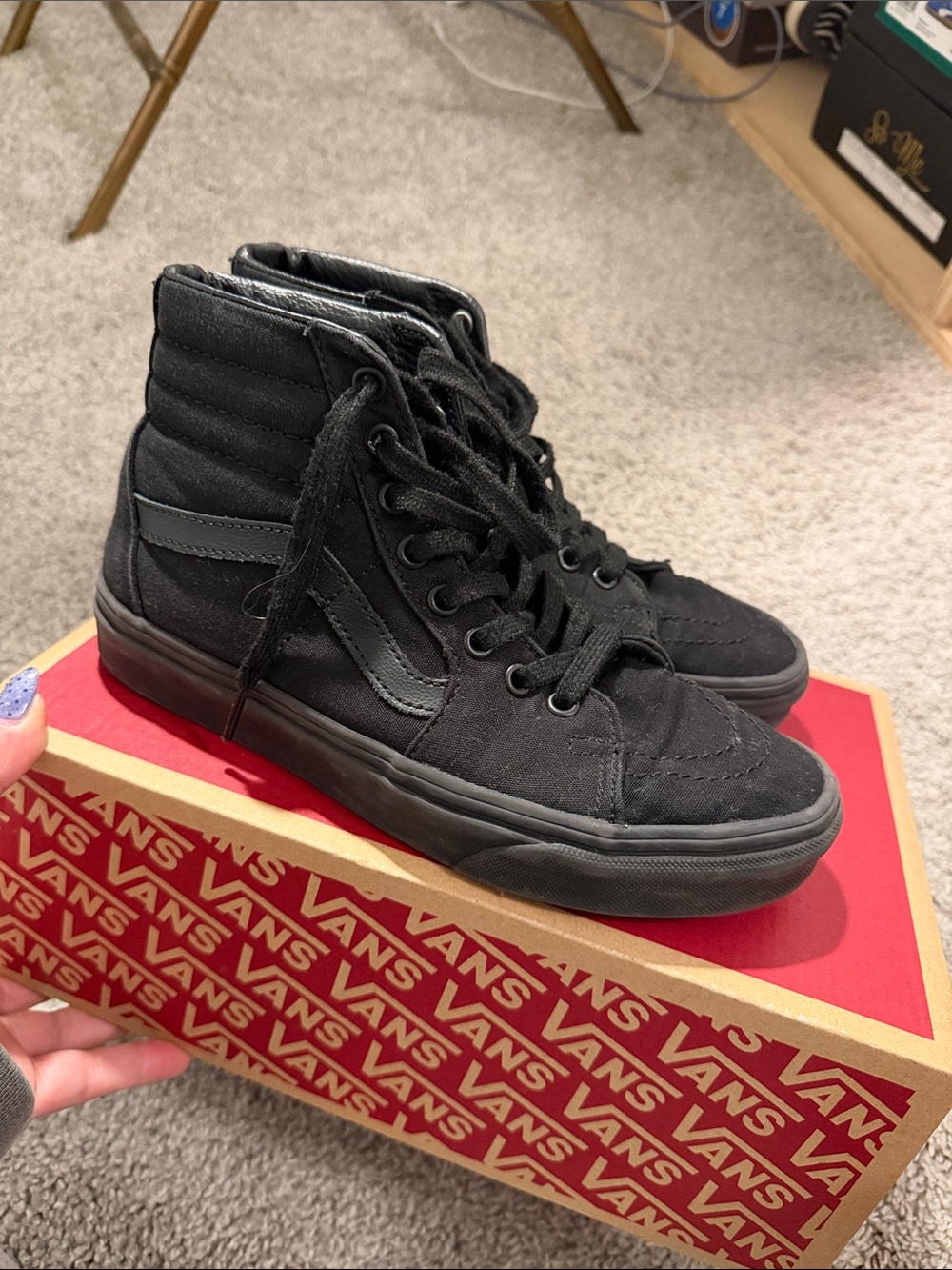 Vans Sk8-Hi Black High-Top Sneakers